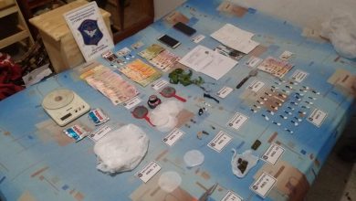 Operativo antidroga en Escobar