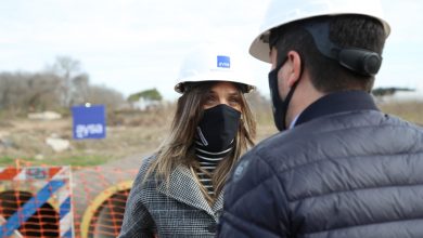 Malena Galmarini en Malvinas Argentinas