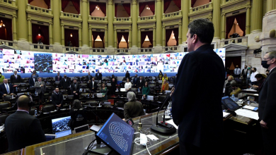 Massa durante una sesión en Diputados junto a su mano derecha, el tigrense Eduardo Cergnul. Ph: HCD