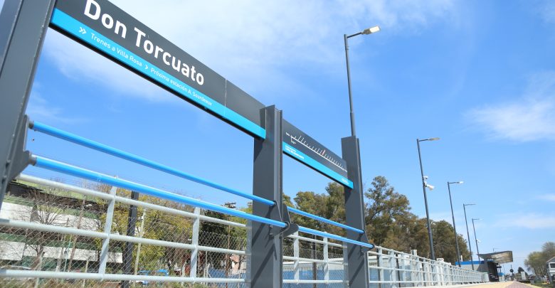 Reinauguraron la estación de Don Torcuato