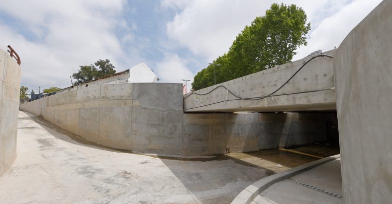 Obra túnel Martín Rodríguez, Victoria