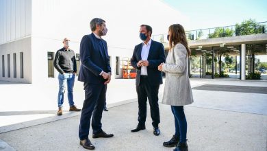Ariel Sujarchuk y el ministro de Turismo y Deportes de la Nación, Matías Lammens