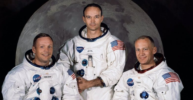 Neil Armstrong Buzz Aldrin y Michael Collins