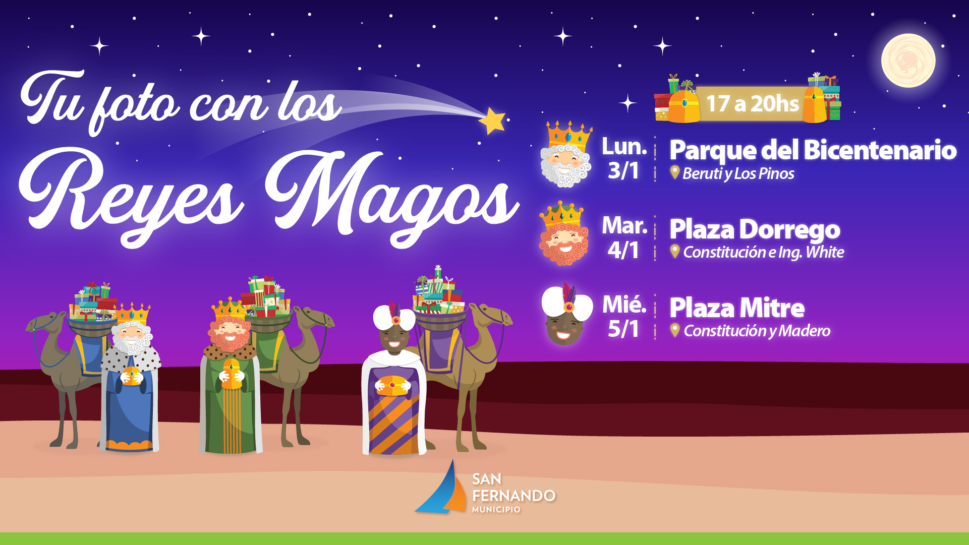 Reyes Magos en San Fernando