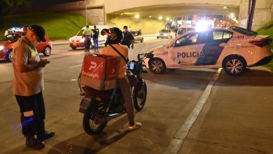 Controles policiales en San Fernando