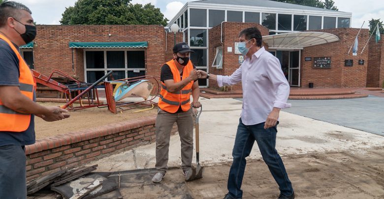 Posse supervisó las obras de jardines de infantes municipales