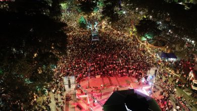 Vista aérea Plaza de las Carretas, Carnaval Criollo 2020