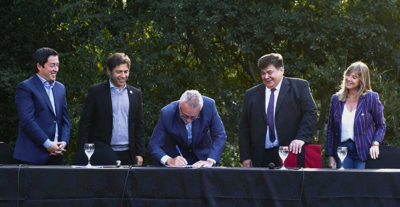 Julio Zamora y Axel Kicillof