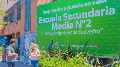 Obra de renovación de la Escuela Secundaria Media N°2