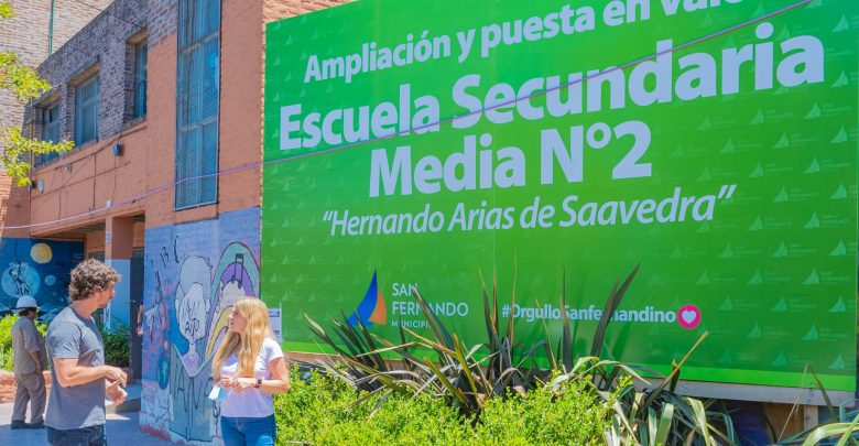 Obra de renovación de la Escuela Secundaria Media N°2