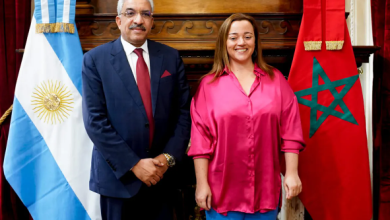 ecilia Moreau, recibió en el Salón del Honor del Congreso Argentino a Mohamed Sabbari, Vicepresidente de la Cámara de Representantes del Reino de Marruecos