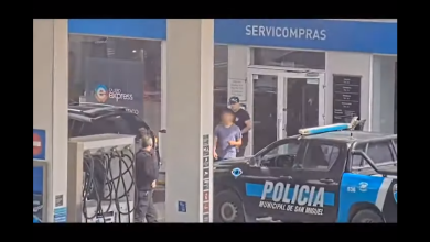 Momento de la detención