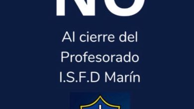 No al cierre del profesorado I.S.F.D. MARÍN