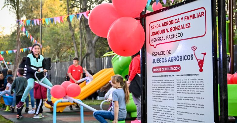 Inauguración de la senda aeróbica y familiar “Joaquín V. González”