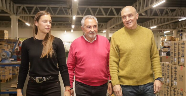 Macarena Posse recibió a José Luis Espert en San Isidro