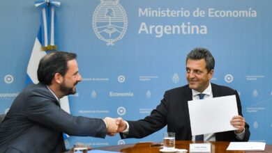 Ariel Sujarchuk y Sergio Massa