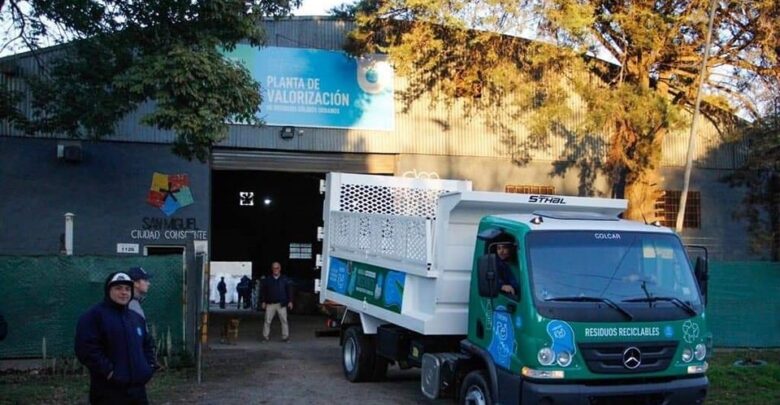 Planta de valorización de residuos reciclables