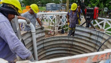 Obras de extensión de agua y cloacas