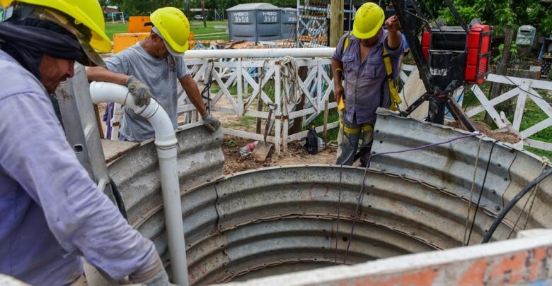 Obras de extensión de agua y cloacas