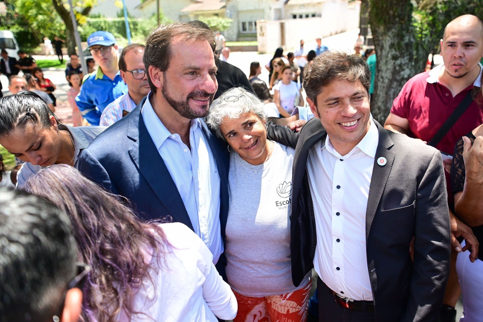 Sujarchuk y Kicillof en la inauguraron del Centro Cívico de Matheu