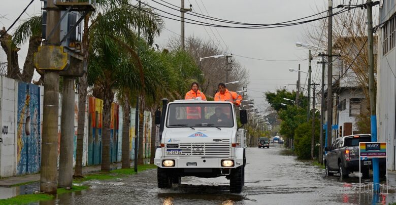 Operativo por sudestada en San Fernando