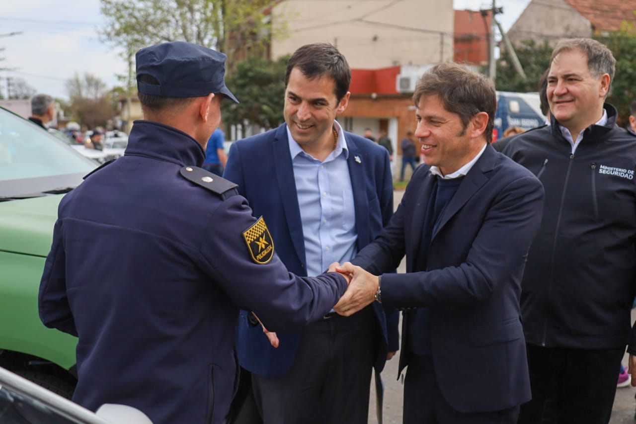 El intendente de San Isidro, Ramón Lanús, y el gobernador bonaerense, Axel Kicillof