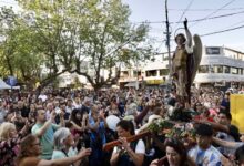 San Miguel Arcángel en la procesión