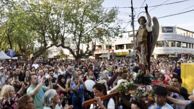 San Miguel Arcángel en la procesión