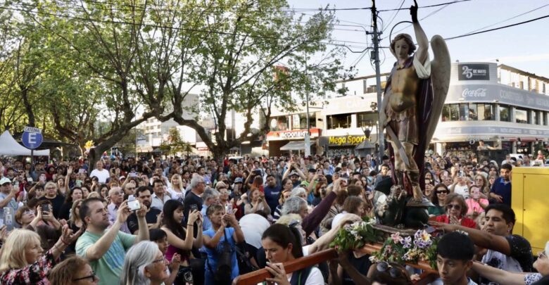 San Miguel Arcángel en la procesión