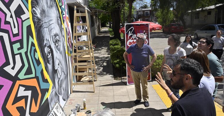 Presentación del nuevo mural de la EES N°21 “René Favaloro”