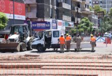 Trabajos en Av. Balbín y las vías