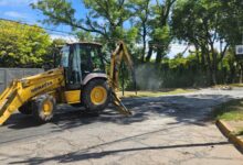 Repavimentación de un tramo clave de la avenida Tomkinson