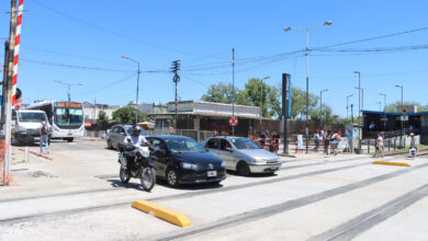 Paso nivel de Av. Balbín y las vías habilitado