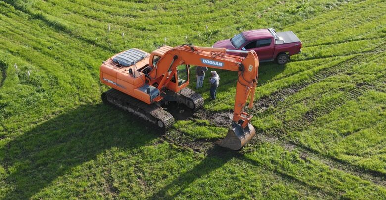 Obras del nuevo parque público de Boulogne
