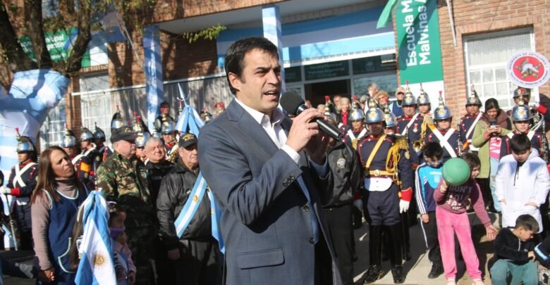 Ramón Lanús en el acto