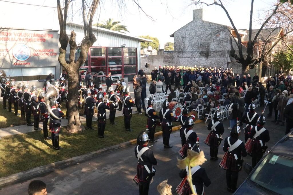 Inauguración del nuevo cuartel de Bomberos en Bella Vista