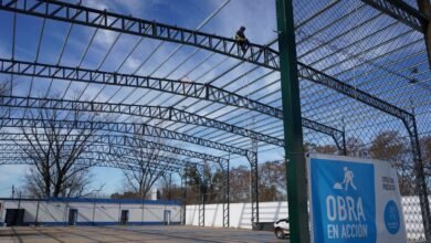 Nuevo tinglado en el Polideportivo Municipal Roberto Contini