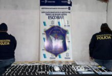 Operativo antidrogas en la localidad de Belén de Escobar