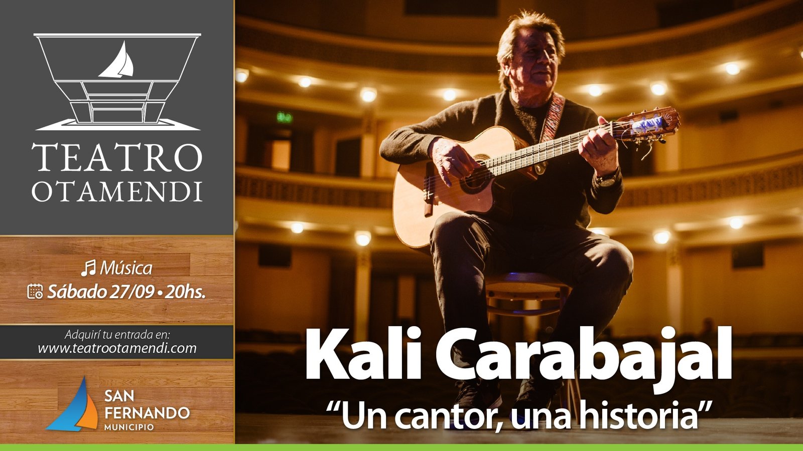 Kali Carabajal en el Teatro Otamendi