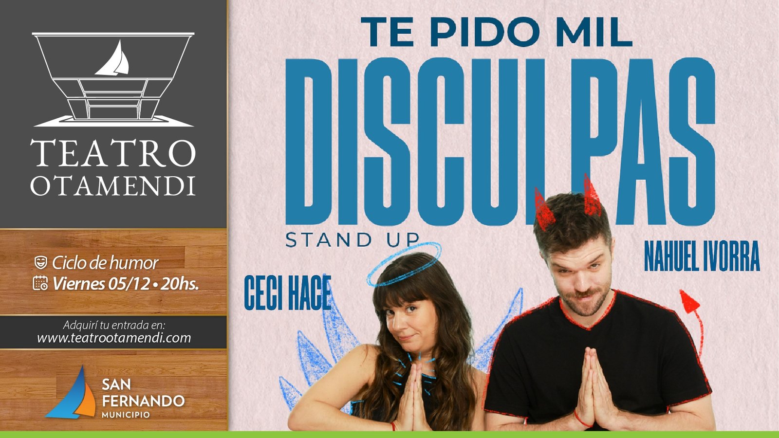 Te pido disculpas