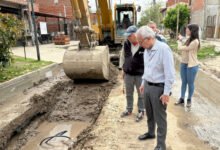 Obras de entubamiento en General Pacheco