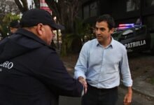 Ramón Lanus durante un operativo de seguridad