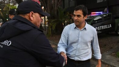 Ramón Lanus durante un operativo de seguridad