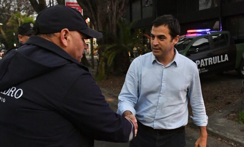 Ramón Lanus durante un operativo de seguridad