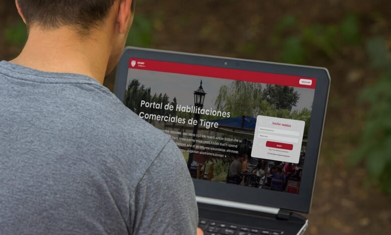 Web de Habilitaciones Comerciales de Tigre