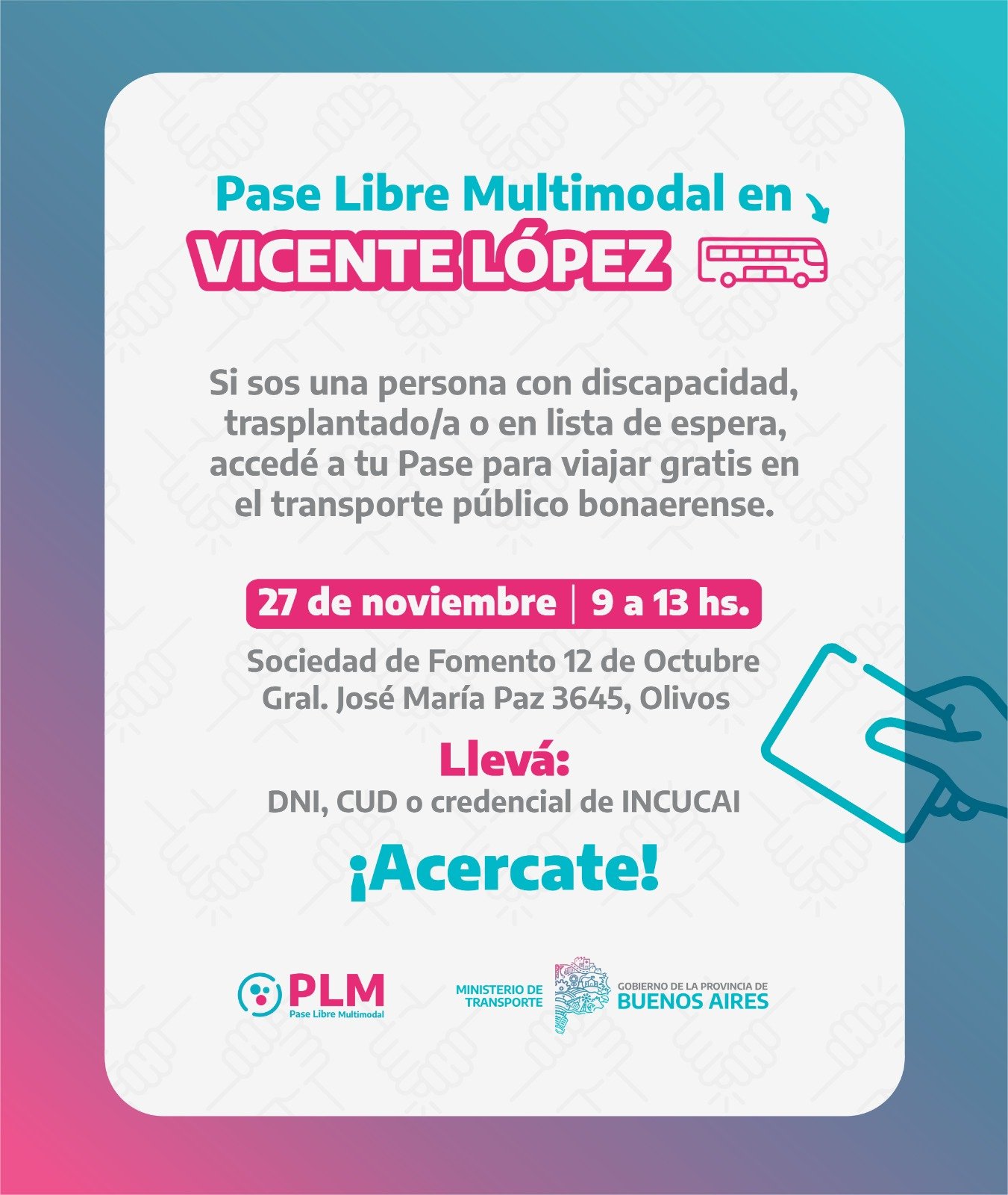 Pase Libre Multimodal 