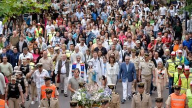 Julio Zamora en el Día de la Virgen