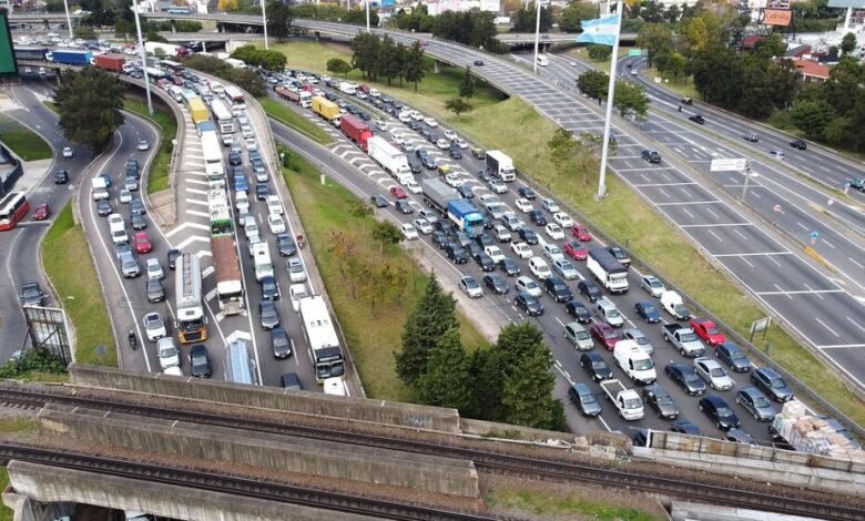 Panamericana colapsada