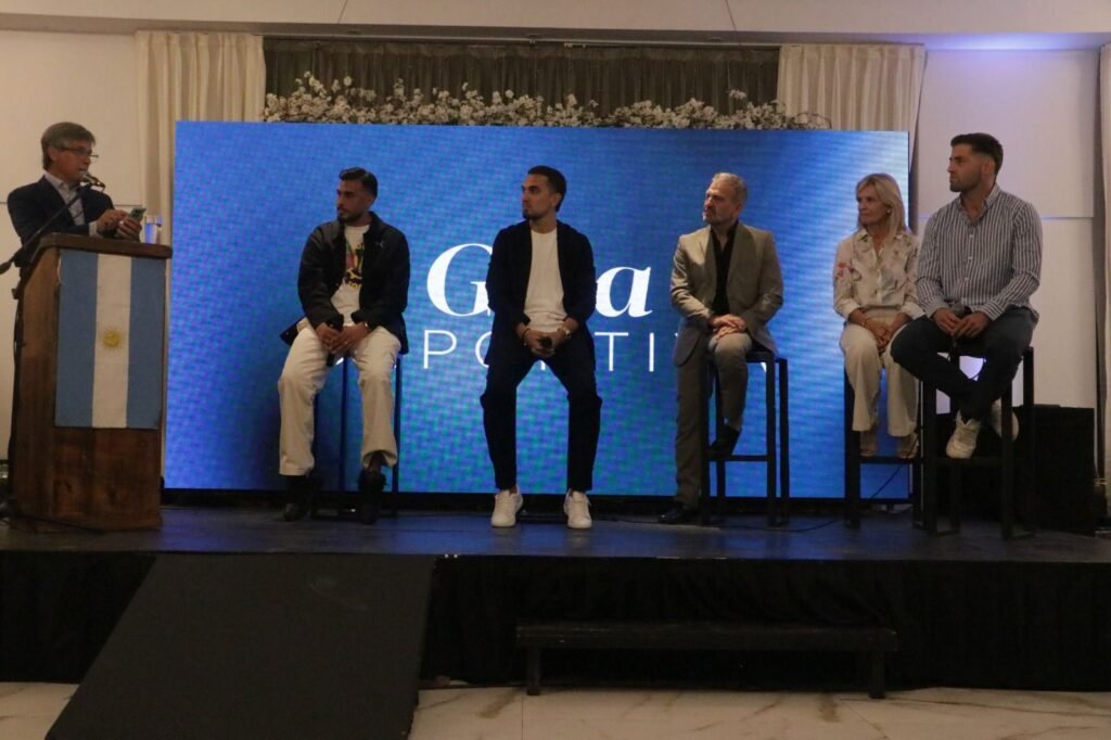 Panel con deportistas destacados