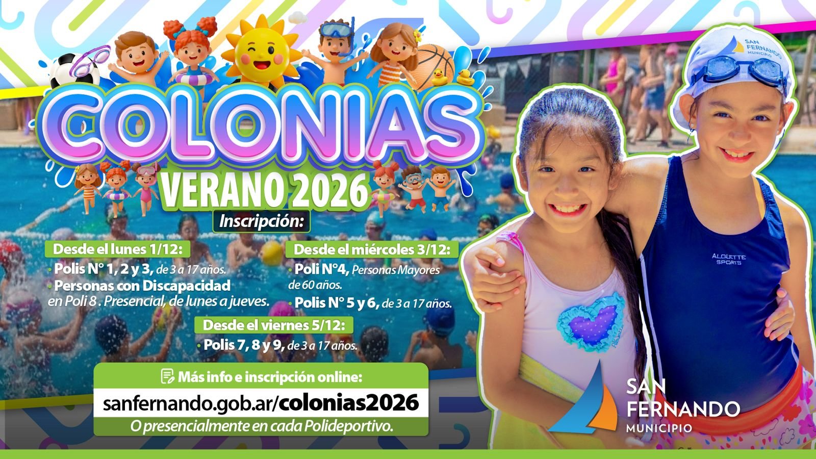 Colonias de verano 2026 - San Fernando